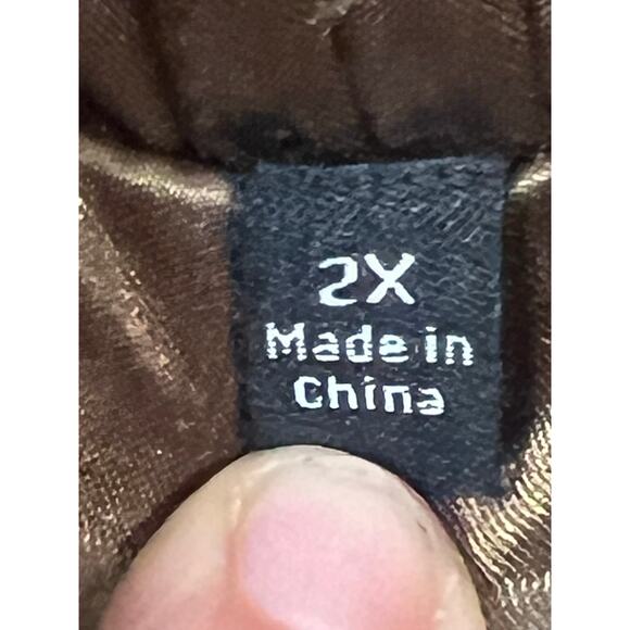 Vintage Pamela Mccoy Black Diamond Collections Faux Fur Jacket Womans Size 2X - Picture 7 of 8